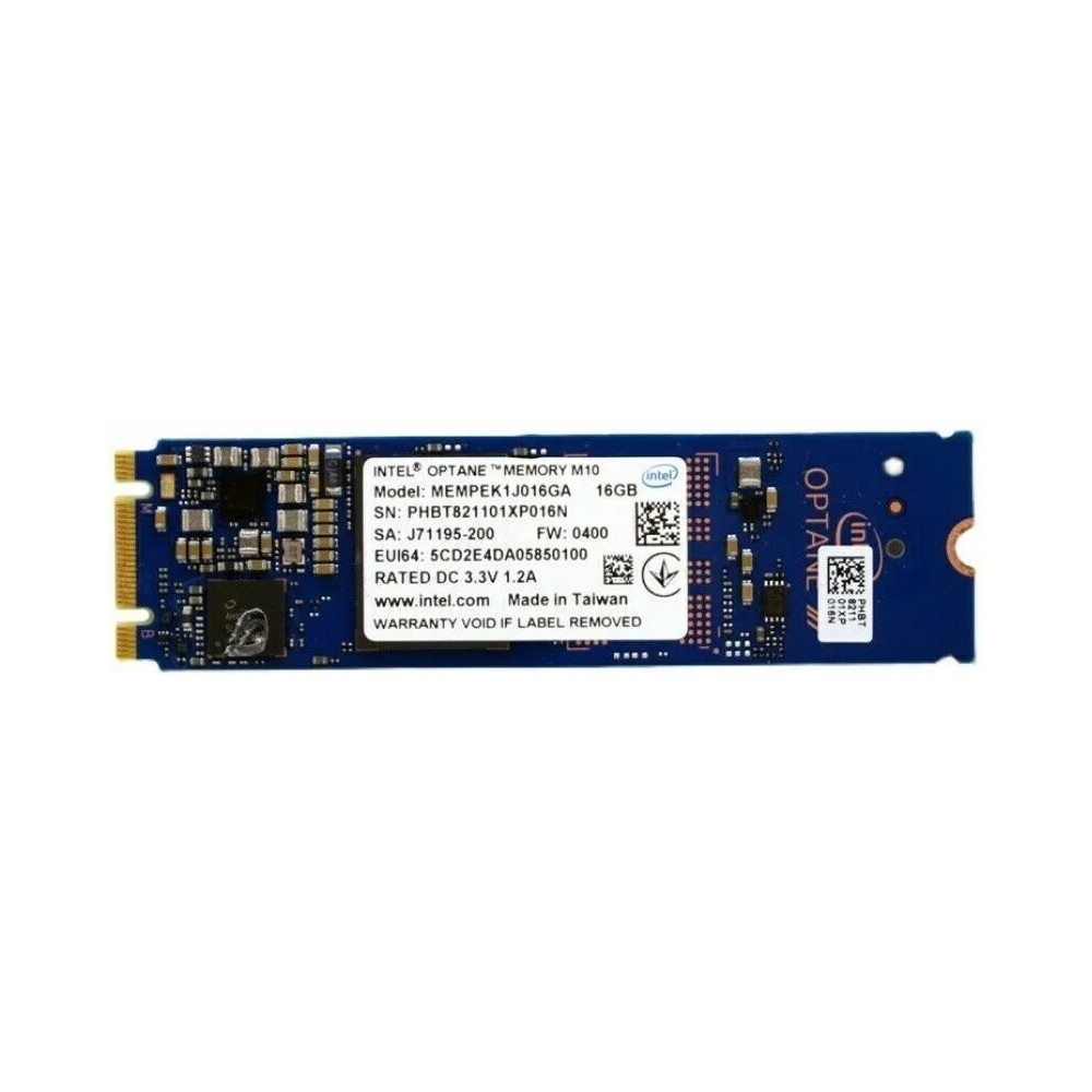 Intel Optane Memory M10 SSD M.2 2280 16GB PCIe 3.0 3D Xpoint NVMe