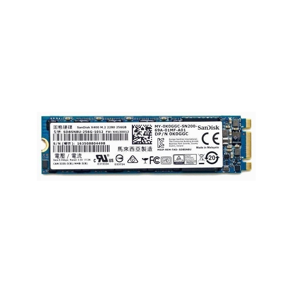 Sandisk X400 256GB M.2 2280 SSD SATA600