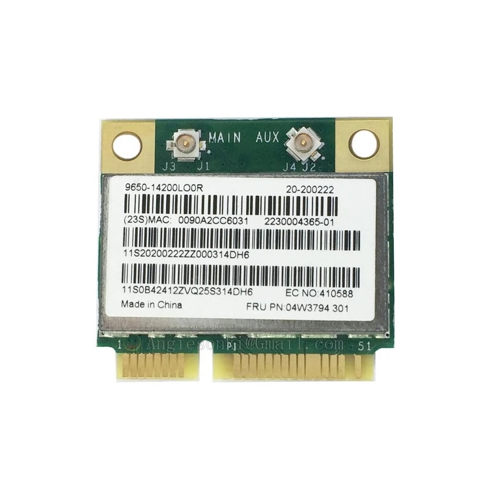 Broadcom BCM943142HM BT4.0 Wifi kaart