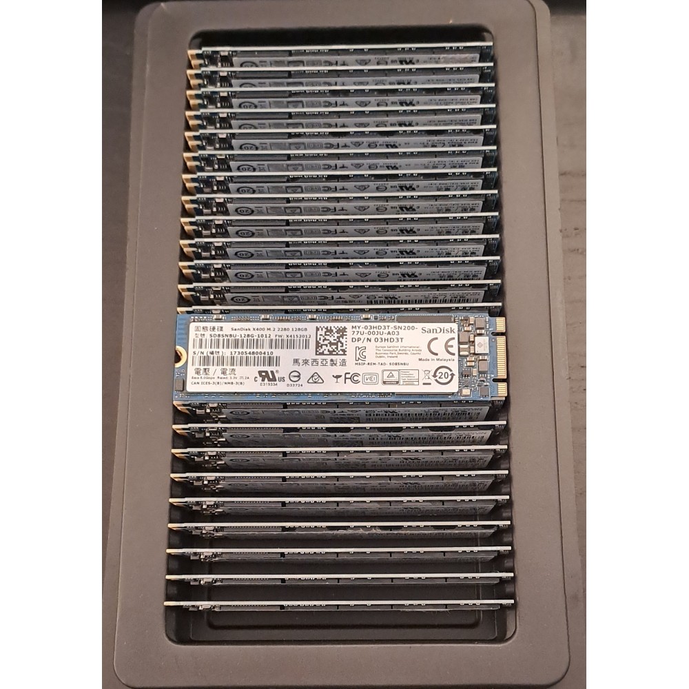 Partij 25 x Sandisk X400 128GB M.2 2280 SSD SATA 600