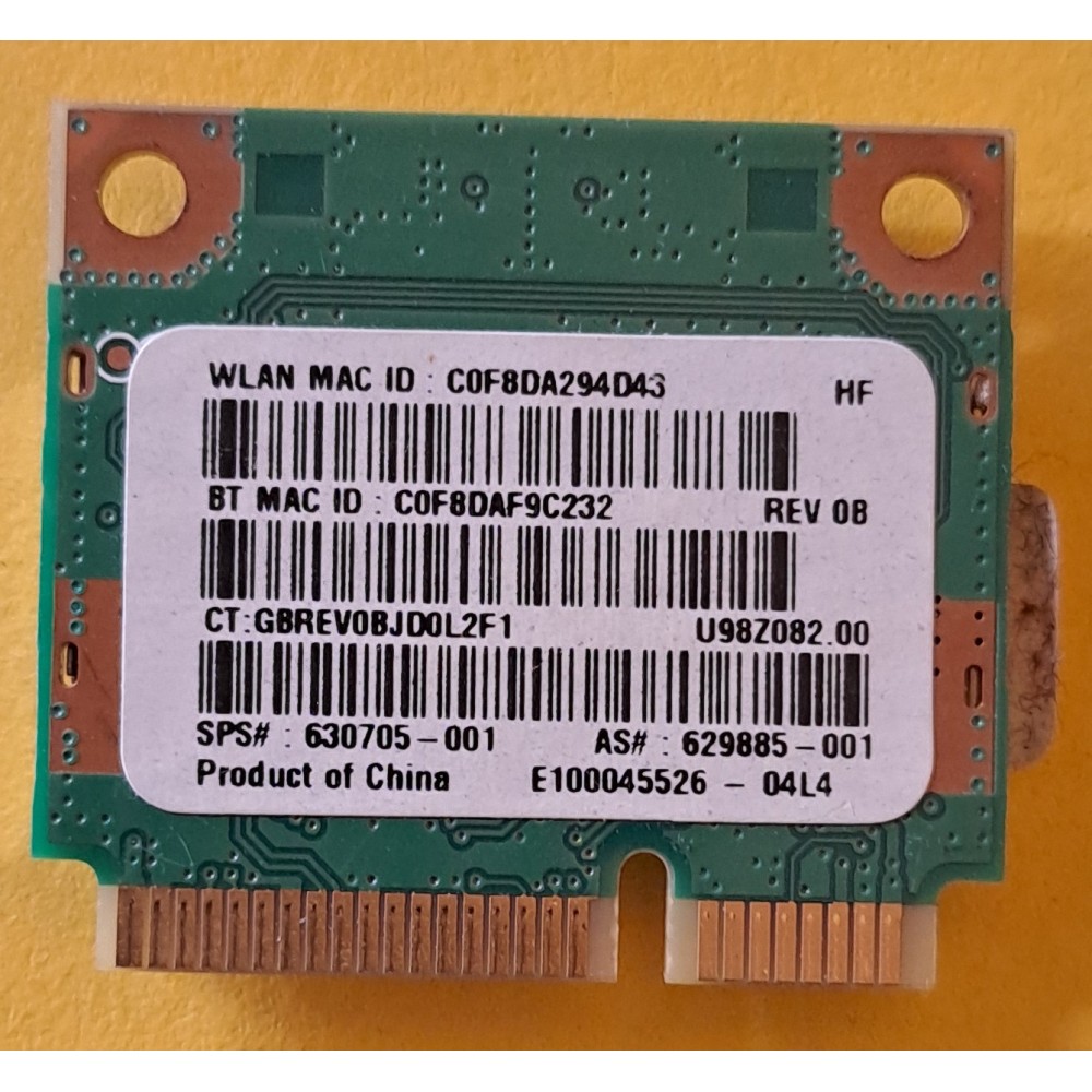 HP Wi-Fi en Bluetooth module Ralink RT5390BC8