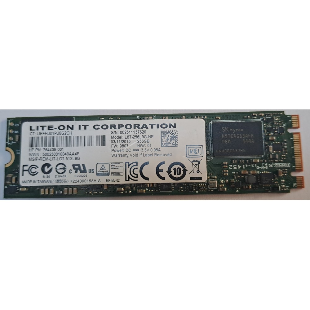 Lite-On L8T-256L9G-HP 256 GB M.2 Sata 2280 SSD