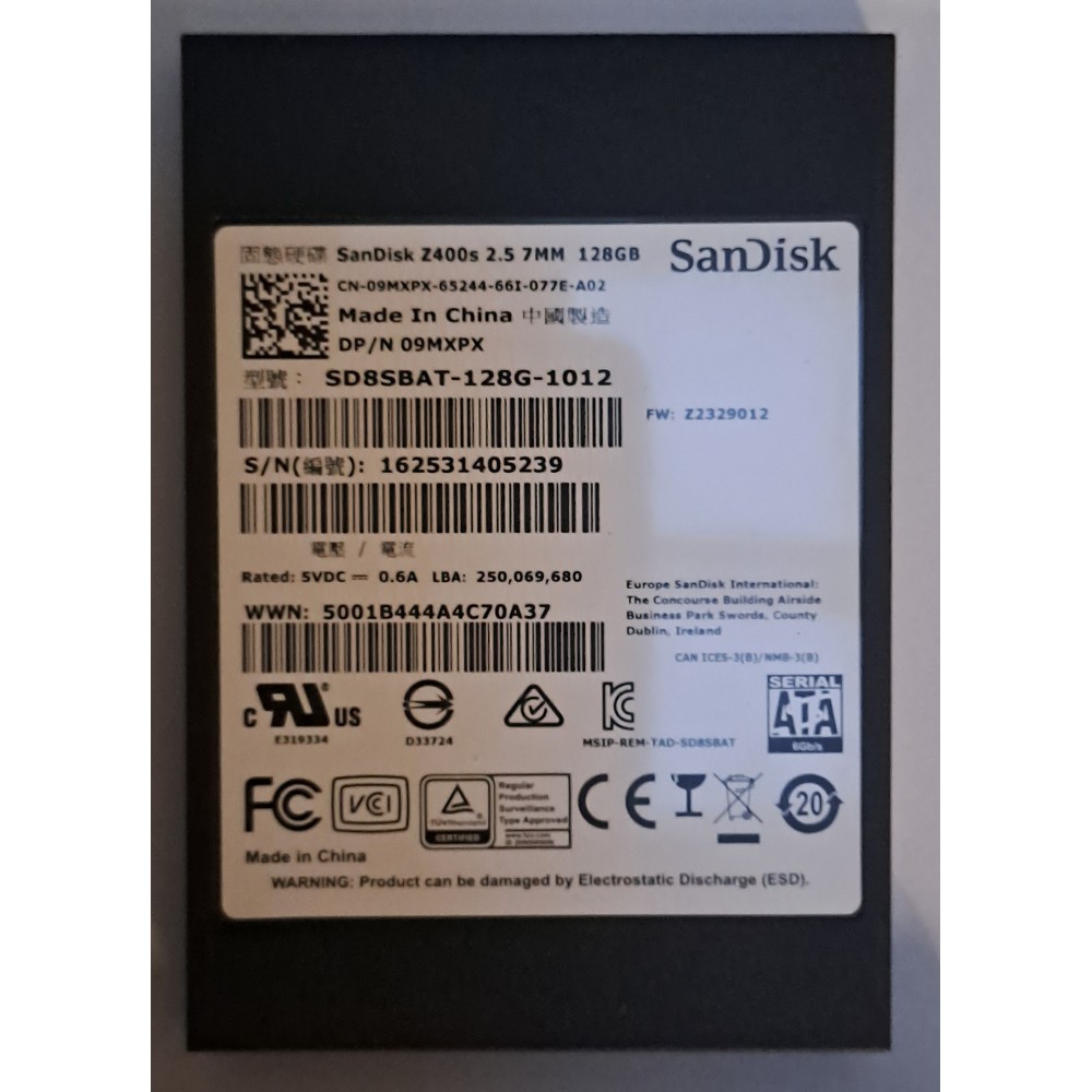 Sandisk Z400S 128GB SATA SSD