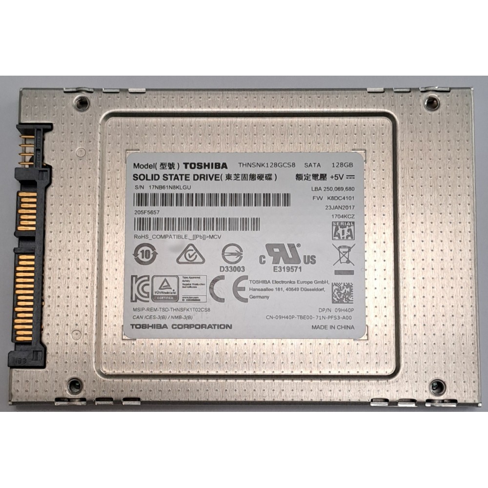 Toshiba thnsnk128gcs8 SATA 128gb SSD