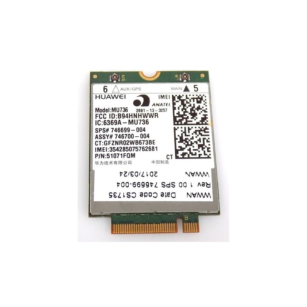 Huawei MU736 HS3110 HSPA+ WWAN Module voor HP