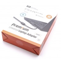 65 Watt Premium Universele AC adapter met 17 tips en 5 jaar garantie