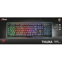 Trust GXT 860 Thura Gaming toetsenbord Semi Mechanisch Verlicht