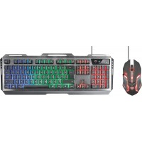 Trust GXT 845 TURAL COMBO Gaming Muis en Toetsenbord Verlicht