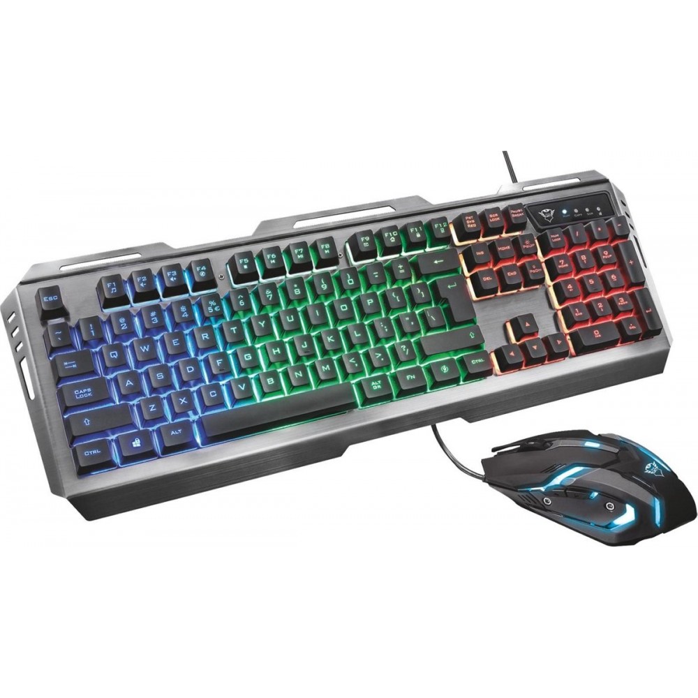 Trust GXT 845 TURAL COMBO Gaming Muis en Toetsenbord Verlicht