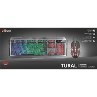 Trust GXT 845 TURAL COMBO Gaming Muis en Toetsenbord Verlicht