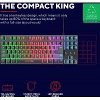 Trust GXT 833 Thado Gaming Toetsenbord zwart AZERTY BE verlicht