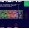 Trust GXT 833 Thado Gaming Toetsenbord zwart AZERTY BE verlicht