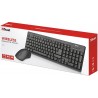 Trust 22022 ziva draadloos toetsenbord + muis, USB, zwart QWERTZ