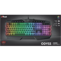 Trust GXT 881 Odyss Gaming toetsenbord Semi Mechanisch Verlicht Qwerty UK
