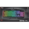 Trust GXT 881 Odyss Gaming toetsenbord Semi Mechanisch Verlicht Qwerty UK
