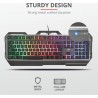 Trust GXT 856 Torac Gaming Toetsenbord zwart AZERTY BE verlicht