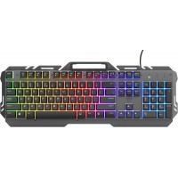 Trust GXT 853 ESCA metalen Gaming Toetsenbord Verlicht QWERTZ HU