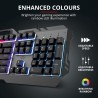 Trust GXT 853 ESCA metalen Gaming Toetsenbord Verlicht QWERTZ HU