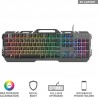 Trust GXT 853 ESCA metalen Gaming Toetsenbord Verlicht QWERTZ HU