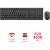 Trust  XIMO draadloos toetsenbord + muis, USB, zwart QWERTY ES