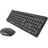 Trust  XIMO draadloos toetsenbord + muis, USB, zwart QWERTY ES