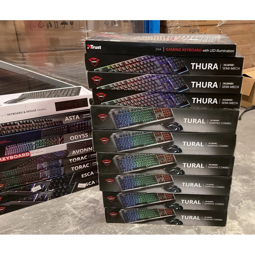 Partij Trust (gaming) toetsenborden en muizen