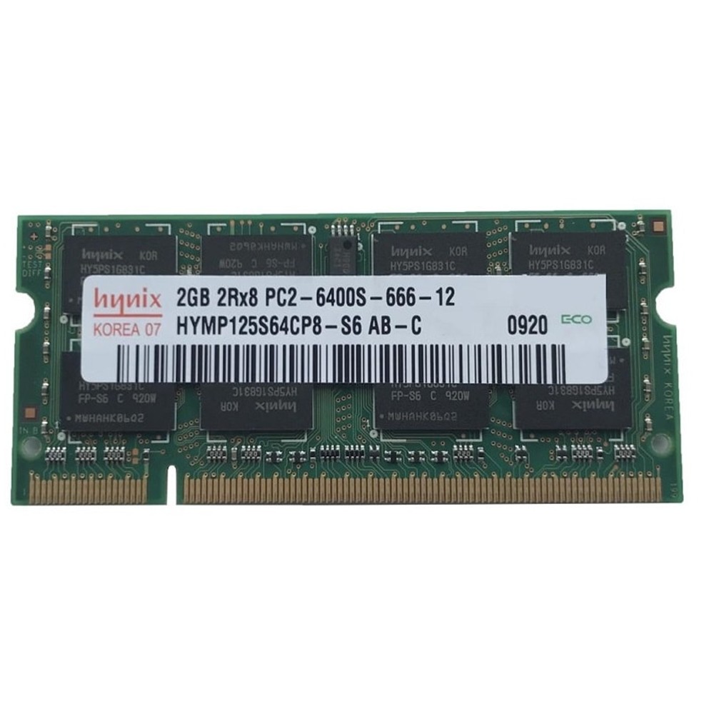 2GB DDR2 SO-DIMM PC2-6400 Mixed