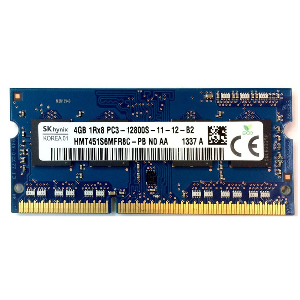 4GB DDR3 12800S 1600 SO-DIMM Mixed