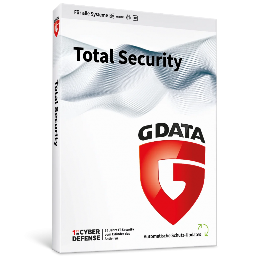 G Data Total Security 3 apparaten 1 jaar
