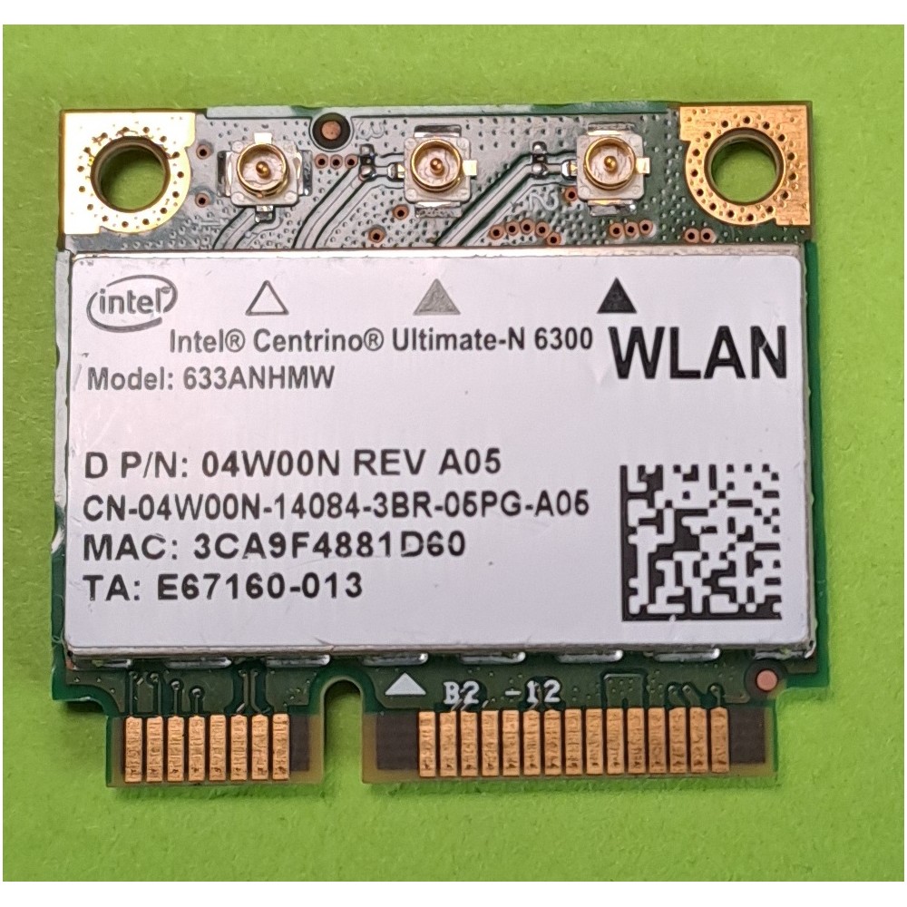 Intel Centrino N6300 Ultimate Dual Band WiFi adapter