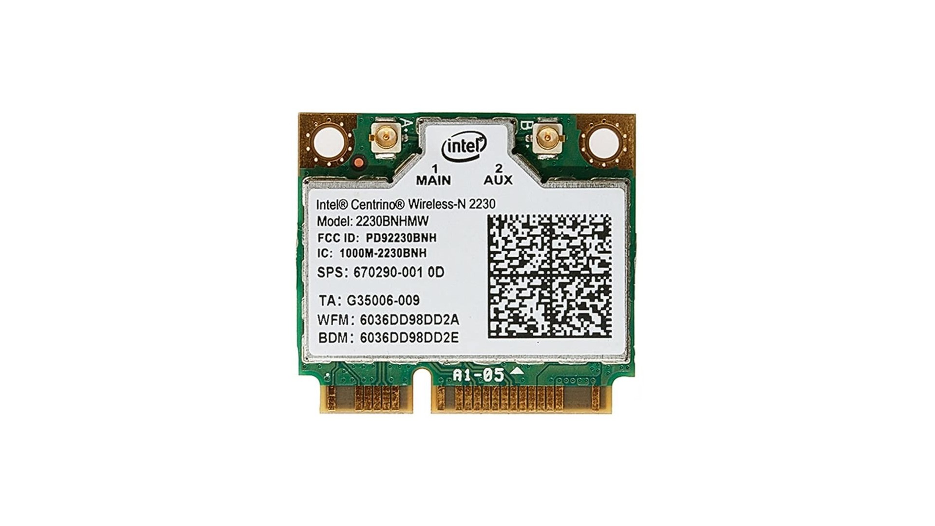 N 2230 Intel Centrino Wireless 2230BNHMW