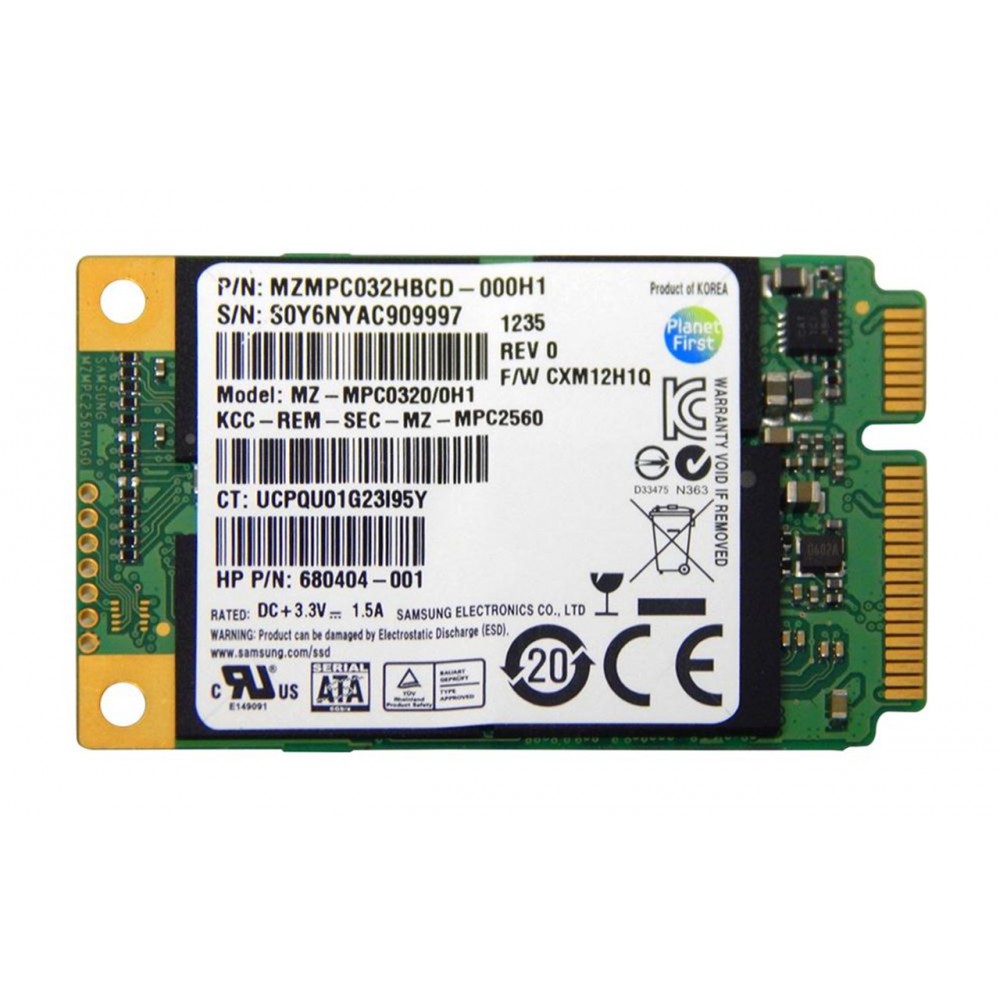 680404-001 HP 32GB MLC SATA 6Gbps mSATA Internal SSD