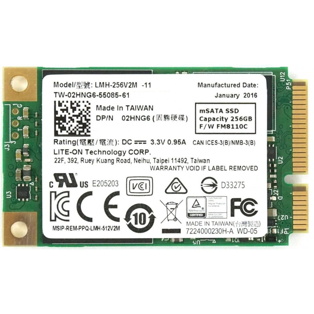 Lite-On 256GB LMH-256V2M mSATA SSD