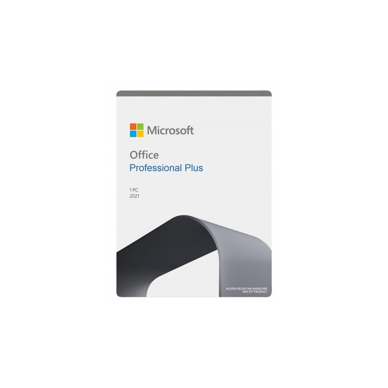 Microsoft Office Professional Plus 2021 voor 1 PC