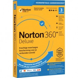 Norton 360 Deluxe 3 apparaten 1 jaar