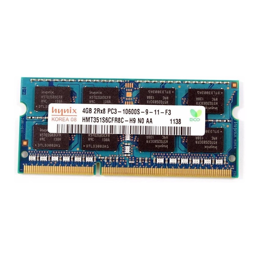 4GB DDR3 10600S 1333 SO-DIMM Mixed