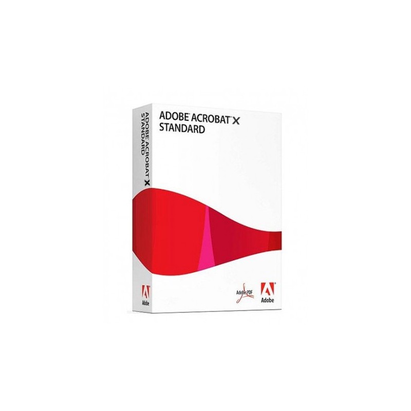 Adobe Acrobat X Standard Engels, Duits en Frans voor Windows